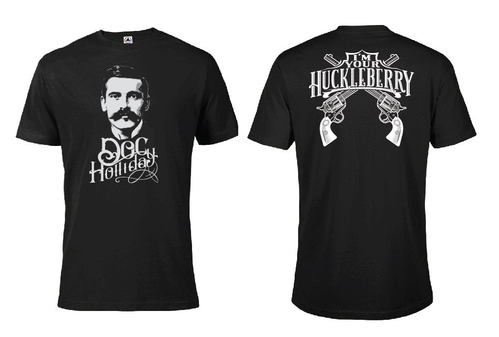 I'm Your Huckleberry Short Sleeve T-Shirt 2XL BLACK