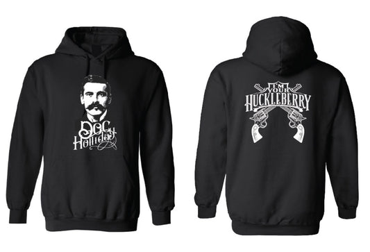 DOC HOLLIDAY HOODIE BLK