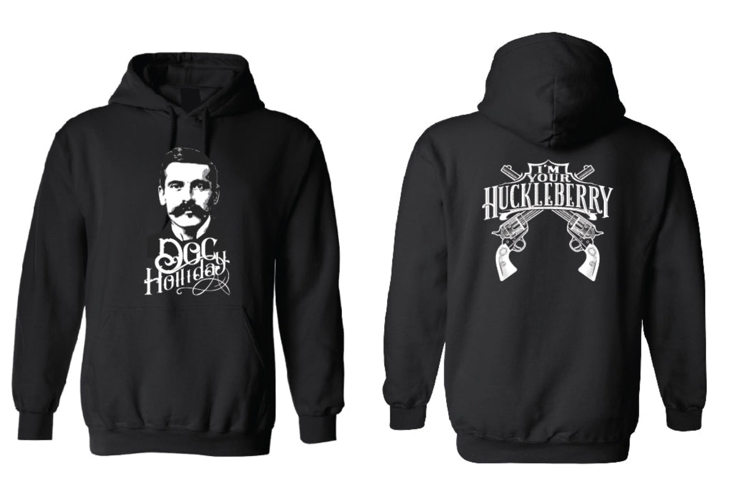 DOC HOLLIDAY HOODIE BLK